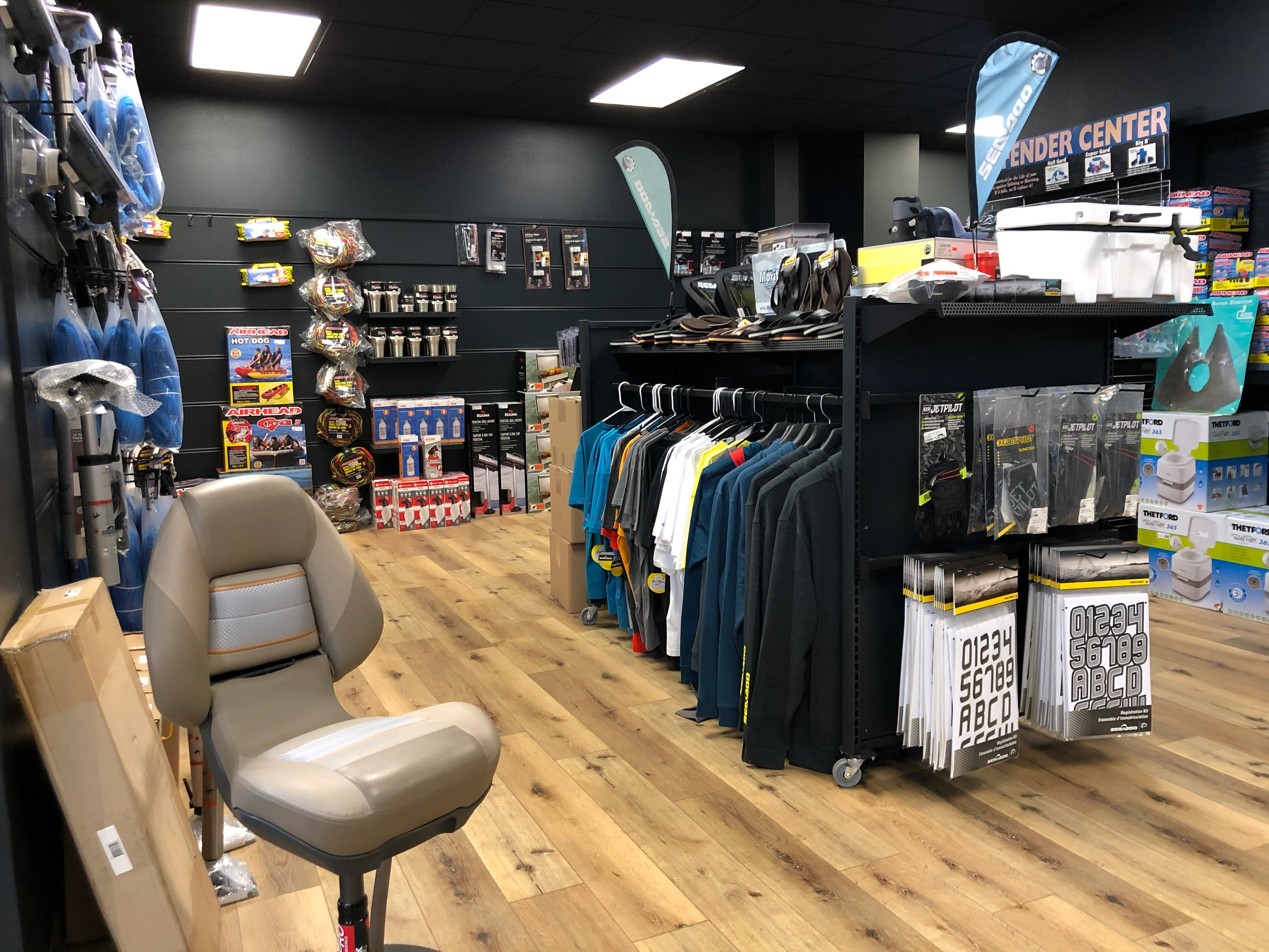 Accessories available at Moritz Sport and Marine