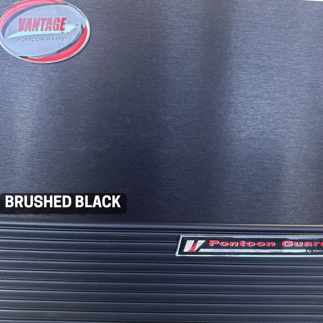 Brushed Black wrap sample