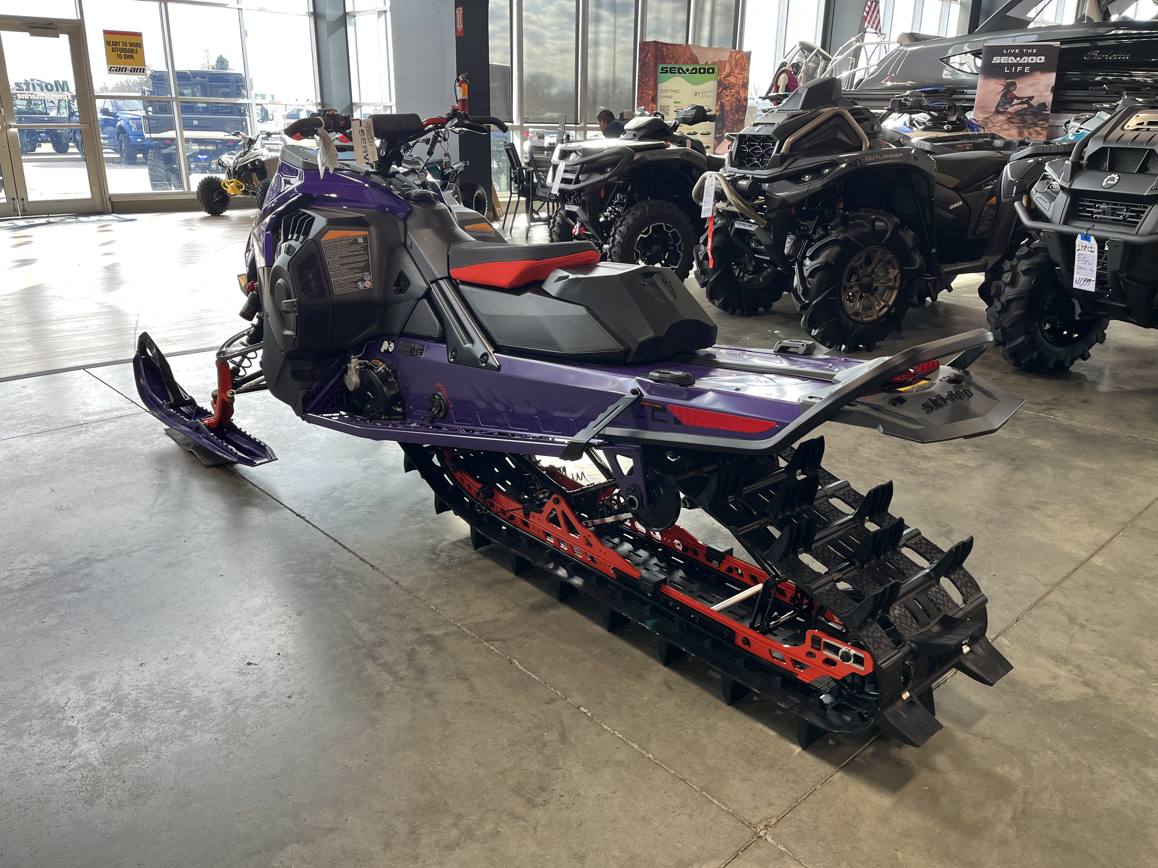 2027 SKI DOO FREERIDE 147 850 TURBO R POWDERMAX X-LIGHT 3.0" SHOT W/ 10.25" TOUCHSCREEN SNOWMOBILES